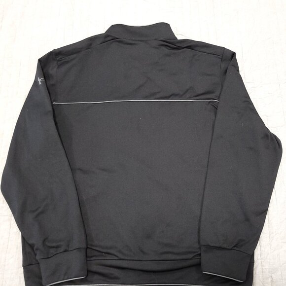 Under Armour Men's Project Rock Knit Track Full Zip Jacket, Black, Large - Picture 4 of 6